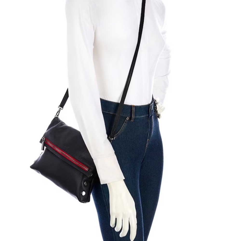 Hammit Medium Crossbody-black with gunmetal hardware Gently Loved